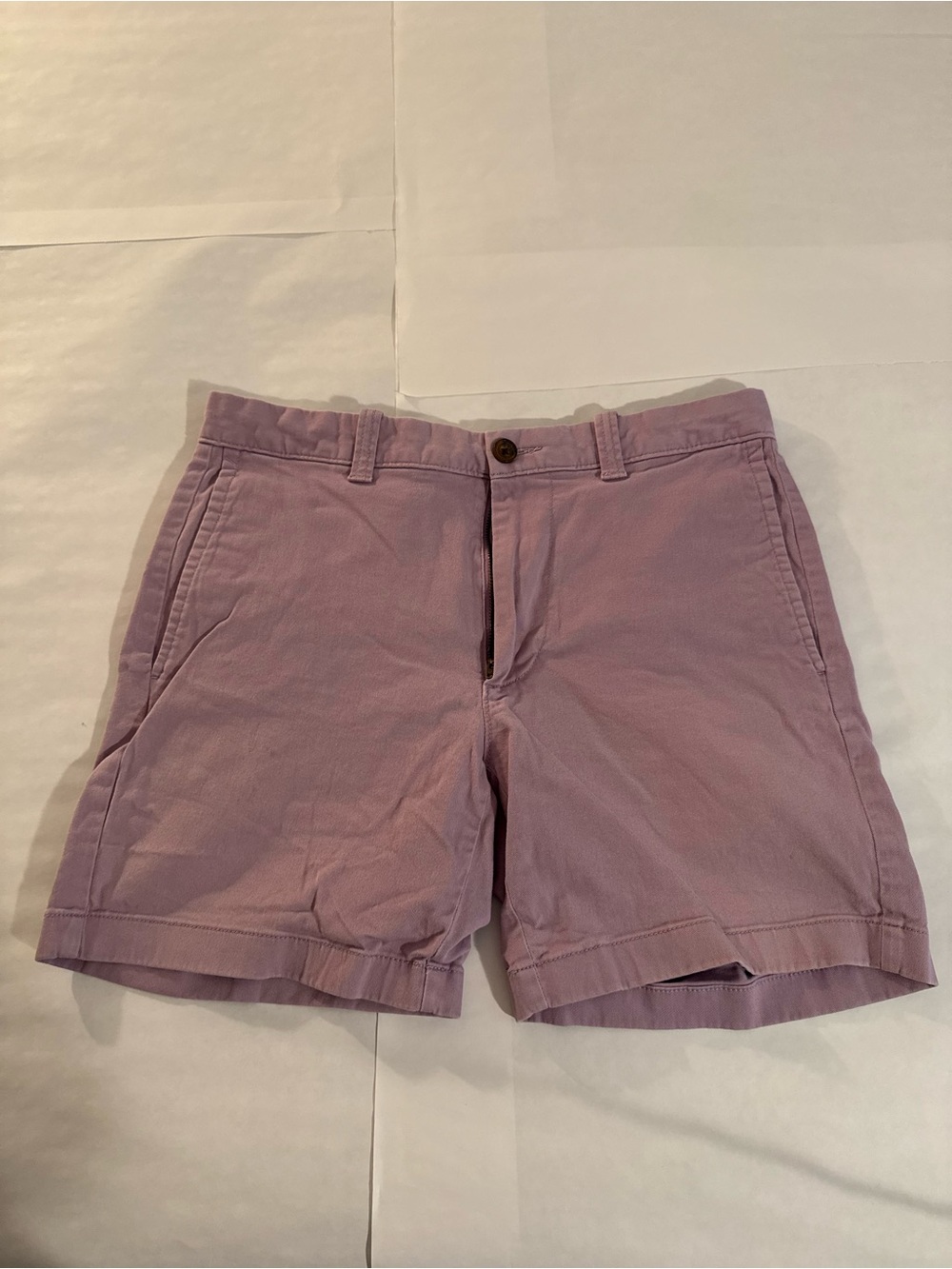 J. Crew Men's Lavender Flat Front Shorts